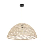 GLOBOSTAR® COMORES 01728 Boho Κρεμαστό Φωτιστικό Οροφής με Ντουί 1 x E27 AC 220-240V IP20 - Μπεζ - Μ60 x Π60 x Y29cm