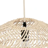 GLOBOSTAR® COMORES 01728 Boho Κρεμαστό Φωτιστικό Οροφής με Ντουί 1 x E27 AC 220-240V IP20 - Μπεζ - Μ60 x Π60 x Y29cm
