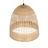 GLOBOSTAR® BORA-BORA 01735 Boho Κρεμαστό Φωτιστικό Οροφής με Ντουί 1 x E27 AC 220-240V IP20 - Μπεζ - Μ42 x Π42 x Υ44cm