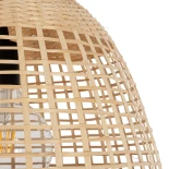 GLOBOSTAR® BORA-BORA 01735 Boho Κρεμαστό Φωτιστικό Οροφής με Ντουί 1 x E27 AC 220-240V IP20 - Μπεζ - Μ42 x Π42 x Υ44cm