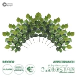 GloboStar® Artificial Garden APPLE BRANCH 20232 10 x Τεχνητό Διακοσμητικό Κλαδί Μηλιάς Π55 x Υ60cm