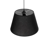 GLOBOSTAR® TRIANGLE 204-0088 Μοντέρνο Κρεμαστό Φωτιστικό Οροφής με Ντουί 1 x E27 AC 220-240V IP20 - Μαύρο - Μ35 x Π35 x Υ24cm