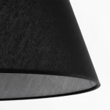 GLOBOSTAR® TRIANGLE 204-0088 Μοντέρνο Κρεμαστό Φωτιστικό Οροφής με Ντουί 1 x E27 AC 220-240V IP20 - Μαύρο - Μ35 x Π35 x Υ24cm