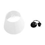 GLOBOSTAR® TRIANGLE 204-0089 Μοντέρνο Κρεμαστό Φωτιστικό Οροφής με Ντουί 1 x E27 AC 220-240V IP20 - Λευκό - Μ35 x Π35 x Υ24cm