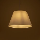 GLOBOSTAR® TRIANGLE 204-0089 Μοντέρνο Κρεμαστό Φωτιστικό Οροφής με Ντουί 1 x E27 AC 220-240V IP20 - Λευκό - Μ35 x Π35 x Υ24cm