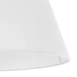 GLOBOSTAR® TRIANGLE 204-0089 Μοντέρνο Κρεμαστό Φωτιστικό Οροφής με Ντουί 1 x E27 AC 220-240V IP20 - Λευκό - Μ35 x Π35 x Υ24cm