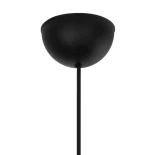 GLOBOSTAR® LOFTY 204-0092 Μοντέρνο Κρεμαστό Φωτιστικό Οροφής με Ντουί 1 x E27 AC 220-240V IP20 - Μαύρο - Μ37 x Π37 x Υ21cm