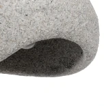 GLOBOSTAR® STONE 204-0123 Μοντέρνο Κρεμαστό Φωτιστικό Οροφής με Ντουί 1 x E27 AC 220-240V IP20 - Γκρι- Μ35 x Π31 x Υ26cm