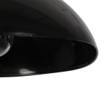 GLOBOSTAR® LAPMADA 204-0179 Μοντέρνο Κρεμαστό Φωτιστικό Οροφής Μονόφωτο 1 x E27 AC 220-240V IP20 Μπεζ - Μ30 x Π30 x Υ15cm