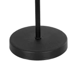 GLOBOSTAR® STRING 204-0196 Μοντέρνο Επιτραπέζιο Φωτιστικό Πορτατίφ με Ντουί 1 x E27 AC 220-240V IP20 - Μαύρο - Μ24 x Π24 x Υ37cm