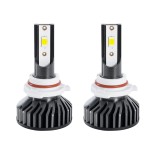 GLOBOSTAR® LEDKITF2 82030 Λάμπα HB4 9006 CANbus LED 30W/60W 3500lm/7000lm 360° DC 12-24V Αδιάβροχο IP65 Ψυχρό Λευκό 6000K - CREE COB Chip - Μ4 x Π4 x Υ6.6cm - Πακέτο 2 Τεμαχίων - 2 Χρόνια Εγγύηση