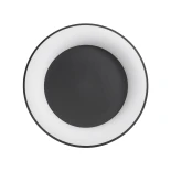 GLOBOSTAR® SALEM 61237 Μοντέρνο Φωτιστικό Οροφής LED 105W 12075lm 120° AC 220-240V IP20 Ρυθμιζόμενο Λευκό CCT με Χειριστήριο από 2700K έως 6000K Dimmable - Lumileds SMD Chip - Μαύρο Ματ - Μ60 x Π60 x Υ9.5cm - 3 Χρόνια Εγγύηση