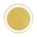 GLOBOSTAR® SALEM 61239 Μοντέρνο Φωτιστικό Οροφής LED 105W 12075lm 120° AC 220-240V IP20 Ρυθμιζόμενο Λευκό CCT με Χειριστήριο από 2700K έως 6000K Dimmable - Lumileds SMD Chip - Χρυσό - Μ60 x Π60 x Υ9.5cm - 3 Χρόνια Εγγύηση