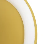 GLOBOSTAR® SALEM 61239 Μοντέρνο Φωτιστικό Οροφής LED 105W 12075lm 120° AC 220-240V IP20 Ρυθμιζόμενο Λευκό CCT με Χειριστήριο από 2700K έως 6000K Dimmable - Lumileds SMD Chip - Χρυσό - Μ60 x Π60 x Υ9.5cm - 3 Χρόνια Εγγύηση