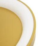 GLOBOSTAR® SALEM 61239 Μοντέρνο Φωτιστικό Οροφής LED 105W 12075lm 120° AC 220-240V IP20 Ρυθμιζόμενο Λευκό CCT με Χειριστήριο από 2700K έως 6000K Dimmable - Lumileds SMD Chip - Χρυσό - Μ60 x Π60 x Υ9.5cm - 3 Χρόνια Εγγύηση