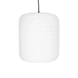 GLOBOSTAR® ROMINA 62000 Μοντέρνο Κρεμαστό Φωτιστικό Οροφής με Ντουί 1 x E27 AC 220-240V IP20 - Λευκό - Μ30 x Π30 x Υ37cm