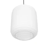 GLOBOSTAR® ROMINA 62000 Μοντέρνο Κρεμαστό Φωτιστικό Οροφής με Ντουί 1 x E27 AC 220-240V IP20 - Λευκό - Μ30 x Π30 x Υ37cm