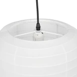 GLOBOSTAR® ROMINA 62000 Μοντέρνο Κρεμαστό Φωτιστικό Οροφής με Ντουί 1 x E27 AC 220-240V IP20 - Λευκό - Μ30 x Π30 x Υ37cm