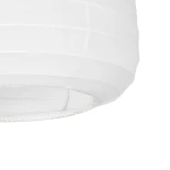 GLOBOSTAR® ROMINA 62000 Μοντέρνο Κρεμαστό Φωτιστικό Οροφής με Ντουί 1 x E27 AC 220-240V IP20 - Λευκό - Μ30 x Π30 x Υ37cm