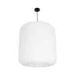 GLOBOSTAR® ROMINA 62001 Μοντέρνο Κρεμαστό Φωτιστικό Οροφής με Ντουί 1 x E27 AC 220-240V IP20 - Λευκό - Μ60 x Π60 x Υ65cm