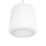 GLOBOSTAR® ROMINA 62001 Μοντέρνο Κρεμαστό Φωτιστικό Οροφής με Ντουί 1 x E27 AC 220-240V IP20 - Λευκό - Μ60 x Π60 x Υ65cm