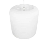 GLOBOSTAR® ROMINA 62001 Μοντέρνο Κρεμαστό Φωτιστικό Οροφής με Ντουί 1 x E27 AC 220-240V IP20 - Λευκό - Μ60 x Π60 x Υ65cm