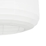 GLOBOSTAR® ROMINA 62001 Μοντέρνο Κρεμαστό Φωτιστικό Οροφής με Ντουί 1 x E27 AC 220-240V IP20 - Λευκό - Μ60 x Π60 x Υ65cm