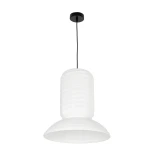 GLOBOSTAR® ROMINA 62002 Μοντέρνο Κρεμαστό Φωτιστικό Οροφής με Ντουί 1 x E27 AC 220-240V IP20 - Λευκό - Μ40 x Π40 x Υ42.5cm