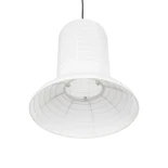 GLOBOSTAR® ROMINA 62002 Μοντέρνο Κρεμαστό Φωτιστικό Οροφής με Ντουί 1 x E27 AC 220-240V IP20 - Λευκό - Μ40 x Π40 x Υ42.5cm