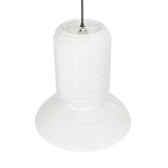 GLOBOSTAR® ROMINA 62002 Μοντέρνο Κρεμαστό Φωτιστικό Οροφής με Ντουί 1 x E27 AC 220-240V IP20 - Λευκό - Μ40 x Π40 x Υ42.5cm