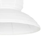 GLOBOSTAR® ROMINA 62002 Μοντέρνο Κρεμαστό Φωτιστικό Οροφής με Ντουί 1 x E27 AC 220-240V IP20 - Λευκό - Μ40 x Π40 x Υ42.5cm