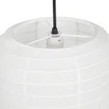 GLOBOSTAR® ROMINA 62003 Μοντέρνο Κρεμαστό Φωτιστικό Οροφής με Ντουί 1 x E27 AC 220-240V IP20 - Λευκό - Μ60 x Π60 x Υ51cm