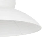 GLOBOSTAR® ROMINA 62003 Μοντέρνο Κρεμαστό Φωτιστικό Οροφής με Ντουί 1 x E27 AC 220-240V IP20 - Λευκό - Μ60 x Π60 x Υ51cm