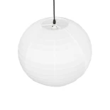 GLOBOSTAR® ROMINA 62004 Μοντέρνο Κρεμαστό Φωτιστικό Οροφής με Ντουί 1 x E27 AC 220-240V IP20 - Λευκό - Μ40 x Π40 x Υ37cm