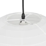 GLOBOSTAR® ROMINA 62004 Μοντέρνο Κρεμαστό Φωτιστικό Οροφής με Ντουί 1 x E27 AC 220-240V IP20 - Λευκό - Μ40 x Π40 x Υ37cm