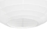 GLOBOSTAR® ROMINA 62004 Μοντέρνο Κρεμαστό Φωτιστικό Οροφής με Ντουί 1 x E27 AC 220-240V IP20 - Λευκό - Μ40 x Π40 x Υ37cm