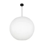 GLOBOSTAR® ROMINA 62005 Μοντέρνο Κρεμαστό Φωτιστικό Οροφής με Ντουί 1 x E27 AC 220-240V IP20 - Λευκό - Μ60 x Π60 x Υ55cm