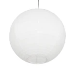 GLOBOSTAR® ROMINA 62005 Μοντέρνο Κρεμαστό Φωτιστικό Οροφής με Ντουί 1 x E27 AC 220-240V IP20 - Λευκό - Μ60 x Π60 x Υ55cm