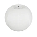 GLOBOSTAR® ROMINA 62005 Μοντέρνο Κρεμαστό Φωτιστικό Οροφής με Ντουί 1 x E27 AC 220-240V IP20 - Λευκό - Μ60 x Π60 x Υ55cm