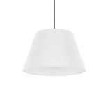 GLOBOSTAR® TRIANGLE 204-0089 Μοντέρνο Κρεμαστό Φωτιστικό Οροφής με Ντουί 1 x E27 AC 220-240V IP20 - Λευκό - Μ35 x Π35 x Υ24cm