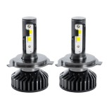 GLOBOSTAR® LEDKITF2 82022 Λάμπα H4 CANbus LED 30W/60W 3500lm/7000lm 360° DC 12-24V Αδιάβροχο IP65 Ψυχρό Λευκό 6000K - CREE COB Chip - Μ4 x Π4 x Υ7cm - Πακέτο 2 Τεμαχίων - 2 Χρόνια Εγγύηση
