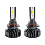 GloboStar® 82026 H10 F2 Line KIT Βασικού Φωτισμού Αυτοκινήτου & Φορτηγού 3rd Generation Can-Bus Series LED CREE CXB COB 30W/60W 3500lm/7000lm DC 12-24V Αδιάβροχο IP65 Ψυχρό Λευκό 6000K