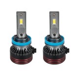 GloboStar® 82088 H16 HL Line KIT Βασικού Φωτισμού Αυτοκινήτου & Φορτηγού 3rd Generation Can-Bus Extreme Series LED CREE CXB COB 60W/120W 10000lm/20000lm DC 12V Αδιάβροχο IP67 Ψυχρό Λευκό 6000K