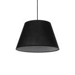 GLOBOSTAR® TRIANGLE 204-0088 Μοντέρνο Κρεμαστό Φωτιστικό Οροφής με Ντουί 1 x E27 AC 220-240V IP20 - Μαύρο - Μ35 x Π35 x Υ24cm