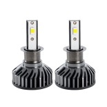GloboStar® 82021 H3 F2 Line KIT Βασικού Φωτισμού Αυτοκινήτου & Φορτηγού 3rd Generation Can-Bus Series LED CREE CXB COB 30/60W 3500lm/7000lm DC 12V Αδιάβροχο IP65 Ψυχρό Λευκό 6000K