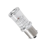 GloboStar® 1156 - BA15S - P21W 81227 Λάμπα Αυτοκινήτου & Μοτοσυκλέτας LED  2rd Generation Can-Bus Series 48xSMD4014 4.1W 290lm 360° - DC 12-24V IP20 - Φ2 x Υ5cm - Κόκκινο - 2 Χρόνια Εγγύηση