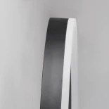 kelvo® VENOM KLV-101-0181-V2 Φωτιστικό Τοίχου / Απλίκα LED 45W 4500lm 360° AC 220-240V IP20 Ρυθμιζόμενο Λευκό CCT με Χειριστήριο από 2700K έως 6000K Dimmable - Lumileds SMD Chip - Μαύρο Ματ - Μ60 x Π40 x Υ7.5cm - 3 Χρόνια Εγγύηση