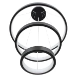 kelvo® NEMESIS KLV-101-0217-V2 Κρεμαστό Φωτιστικό Οροφής LED 100W 10000lm 180° AC 220-240V IP20 Ρυθμιζόμενο Λευκό CCT με Χειριστήριο από 2700K έως 6000K Dimmable - Lumileds SMD Chip - Μαύρο Ματ - Μ60 x Π60 x Υ60cm - 3 Χρόνια Εγγύηση