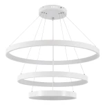 kelvo® NEMESIS KLV-101-0221-V2 Κρεμαστό Φωτιστικό Οροφής LED 120W 12000lm 180° AC 220-240V IP20 Ρυθμιζόμενο Λευκό CCT με Χειριστήριο από 2700K έως 6000K Dimmable - Lumileds SMD Chip - Λευκό Ματ - Μ80 x Π80 x Υ80cm - 3 Χρόνια Εγγύηση