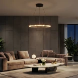 kelvo® DIAMOND KLV-101-0229 Κρεμαστό Φωτιστικό Οροφής LED 45W 4500lm 180° AC 220-240V IP20 Ρυθμιζόμενο Λευκό CCT με Χειριστήριο από 2700K έως 6000K Dimmable - Lumileds SMD Chip - Μαύρο Ματ - Μ60 x Π60 x Υ3cm - 3 Χρόνια Εγγύηση